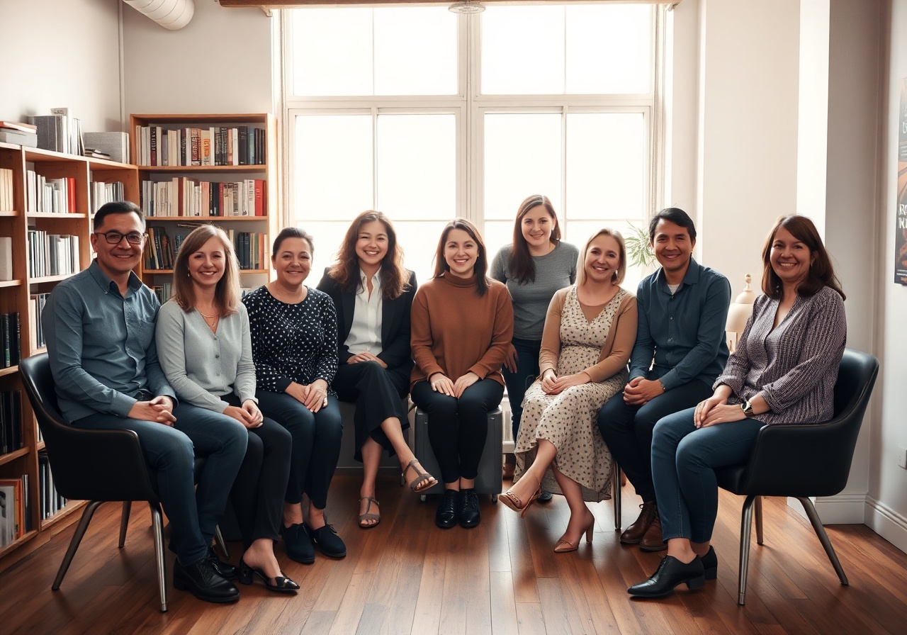 Sonus team in a light-filled office collaborating