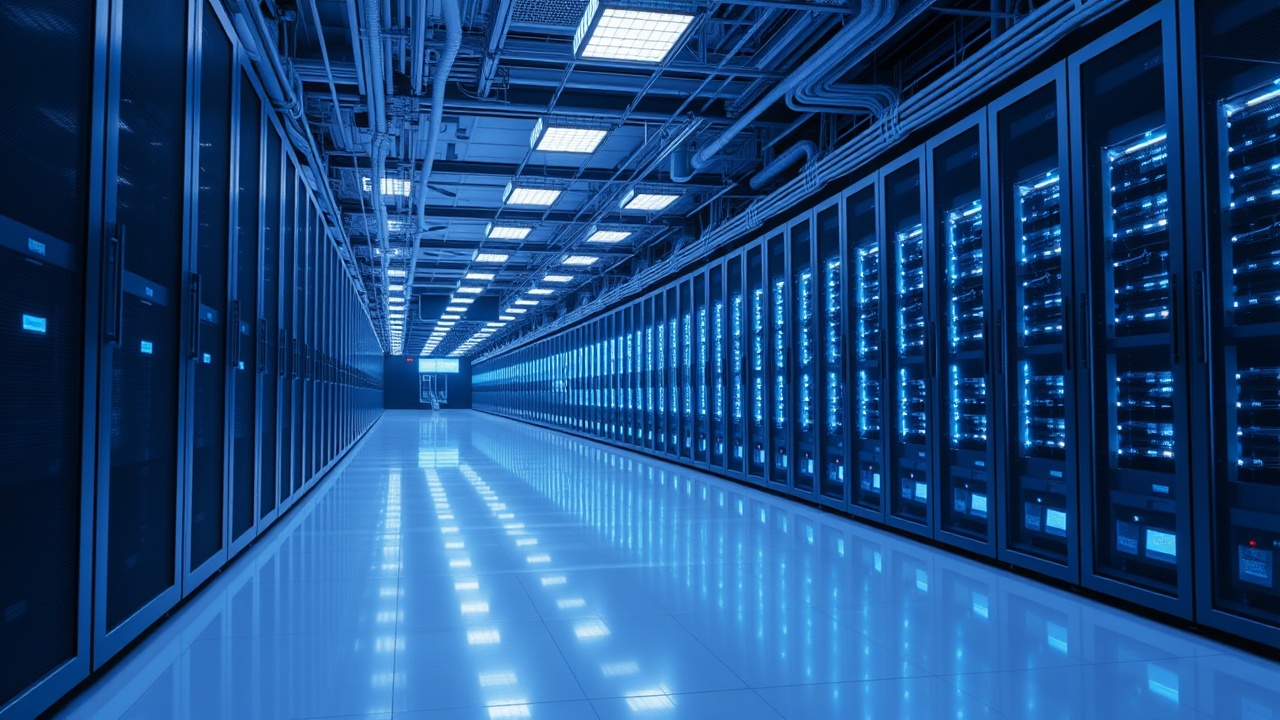 Abstract secure server infrastructure with clean lighting